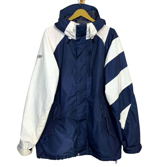 Volcom Nimbus Singleton 10,000MM Hooded Snowboard Skiing Jacket Full Zip Size M - Picture 1 of 16